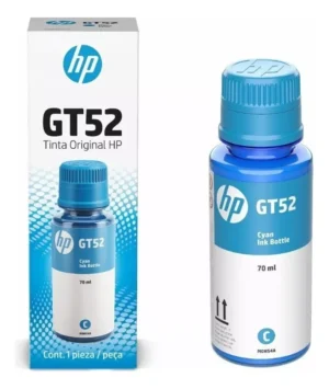 Botella De Tinta Original Hp Gt52 Cian M0h54al