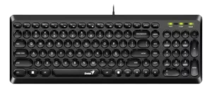 Teclado Genius Slimstar Q200 Ultra Delgado Con Cable Usb