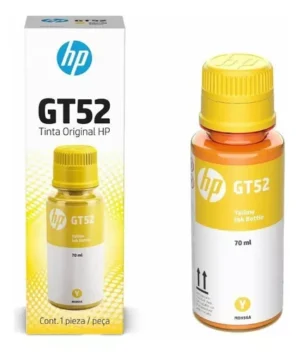 Botella De Tinta Original Hp Gt52 Amarillo M0h56al