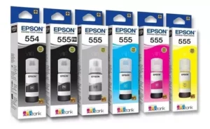 Botella De Tinta Epson Original T555 Para L8180, L8160