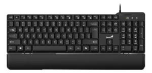 Teclado Genius Kb100xp Español Copilot Con Reposa Muñecas