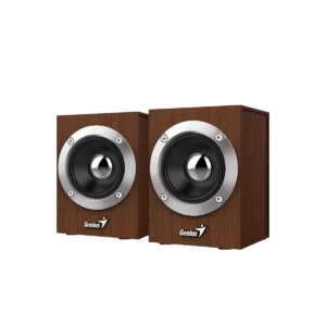 Parlantes Genius Stereo Sp Hf280 Usb 6w Wooden Madera Para PC