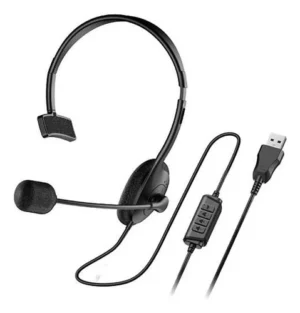 Auricular Genius Single Ear Usb Headset Hs-100u Con Microfono