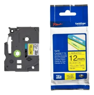 Cinta Rotuladora Brother Tze-631 12 Mm Color Negro/amarillo