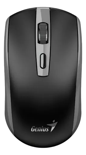 Mouse Genius Inalámbrico Eco - 8150 Recargable Original Gris