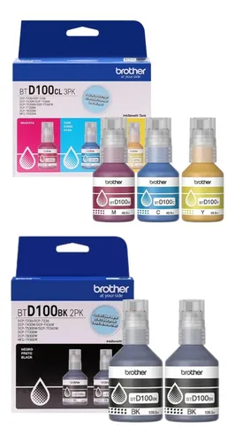 Pack X5 Tintas Brother Original Btd100 T730 T430 T830