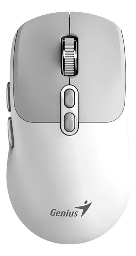 Mouse Genius Inalámbrico Nx-8080s Silencioso Original Blanco