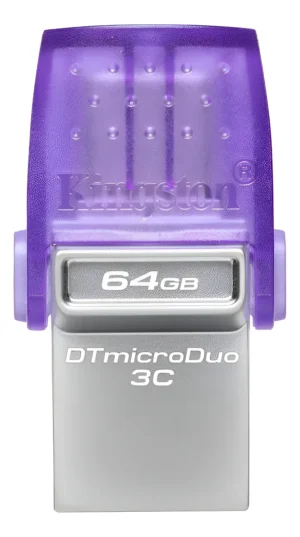 Pendrive Usb|cusb|a Kingston Dt Microduo 64gb Usb 3.2 200mbs